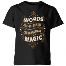 Harry Potter Words Are, In My Not So Humble Opinion Kids' T-Shirt - Black - 3-4 ans