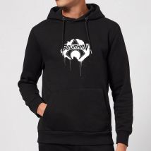 Justice League Graffiti Aquaman Hoodie - Black - XXL