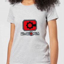 Justice League Cyborg Logo Women's T-Shirt - Grey - XXL