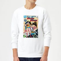 Justice League Wonder Woman Cover Sweatshirt - White - L
