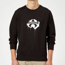 Justice League Graffiti Aquaman Sweatshirt - Black - XXL