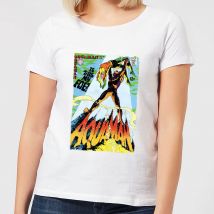 Justice League Aquaman Cover Women's T-Shirt - White - S