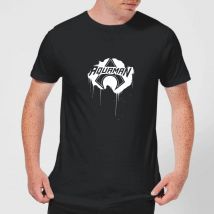 Justice League Graffiti Aquaman Men's T-Shirt - Black - XXL