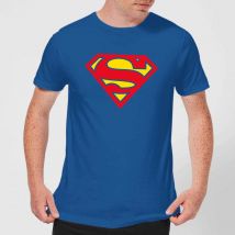 Justice League Supergirl Logo Men's T-Shirt - Royal Blue - S