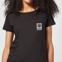Rubik's Rubiks Box Pocket Women's T-Shirt - Black - 3XL