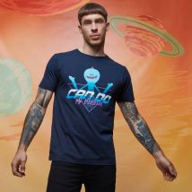 T-shirt - Rick and Morty Meeseeks Can Do - Bleu Marine - L