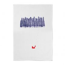 Alone In The Forest Cotton Tea Towel