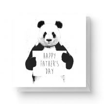 Panda Happy Father's Day Square Greetings Card (14.8cm x 14.8cm)