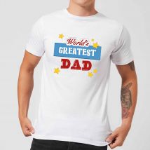 World's Greatest Dad Men's T-Shirt - White - S - White