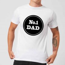 No.1 Dad Men's T-Shirt - White - L - White