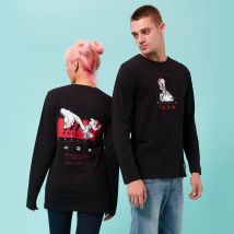 T-shirt Street Fighter Arcade Dhalsim Manche Longue Unisexe - Noir - S - Noir