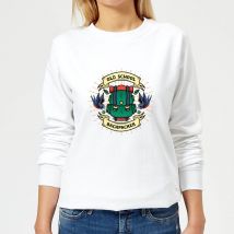 Vintage Old School Backpacker Women's Sweatshirt - White - M - White