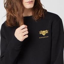 Sweat-shirt Unisexe Harry Potter Hufflepuff Brodé - Noir - S