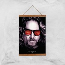 The Big Lebowski Giclee Art Print - A3 - Wooden Hanger