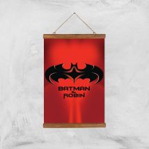 Batman & Robin Giclee Art Print - A3 - Wooden Hanger
