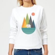 Andy Westface Walk In Peace Women's Sweatshirt - White - L - White