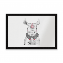 Clown Rhino Entrance Mat