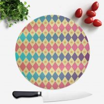 Big Top Pattern Round Chopping Board