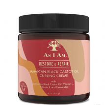 As I Am Crema per Capelli Ricci con Olio di Ricino Nero Giamaicano