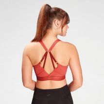 MP Women's Power Ultra Sports Bra- Warm Red - XXS