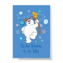Tis The Season To Be Jolly Greetings Card - Giant Card