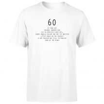 60th Birthday Men's T-Shirt - White - S - White