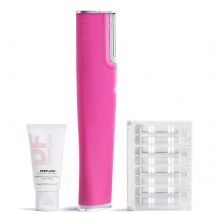 DERMAFLASH Luxe+ Advanced Sonic Dermaplaning and Peach Fuzz Removal - Pop Pink