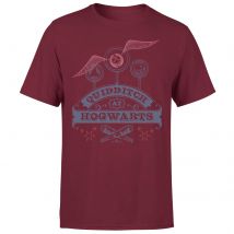Harry Potter Quidditch At Hogwarts Men's T-Shirt - Burgundy - S
