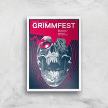 Grimmfest 2022 Giclee Art Print - A2 - White Frame