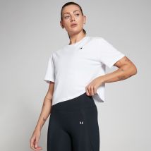MP Basics croptop met losse pasvorm en korte mouwen voor dames - Wit - XXS