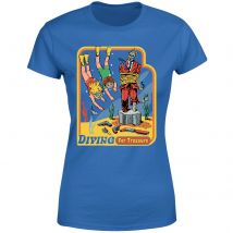 Diving For Treasure Women's T-Shirt - Blue - S - Blue