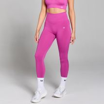 Damskie bezszwowe legginsy z marszczeniem na pośladkach z kolekcji Tempo MP – Violet Pink - L