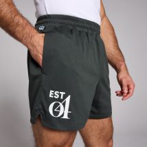 Pantalón corto de rejilla para hombre de MP - Negro lavado - L