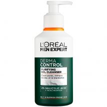 L'Oréal Men Expert Derma Control Gel Nettoyant Purifiant à 2 % d'Acide Salicylique + Niacinamide [260 ml]
