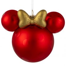 Hallmark Minnie Mouse Ears Icon Glass Ornament