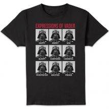 Star Wars Expressions Of Vader Unisex T-Shirt - Black - L