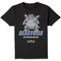 Pokémon Blastoise Unisex T-Shirt - Black - XXL