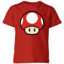 Nintendo Super Mario Power Up Mushroom Kids' T-Shirt - Red - 3-4 Jahre