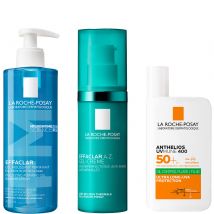 La Roche Posay Effaclar Adult Acne Bundle, Effaclar Cleanser & Treatment
