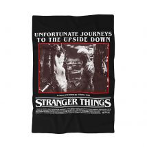 Stranger Things Unfortunate Journeys To The Upside Down Fleece Blanket - M