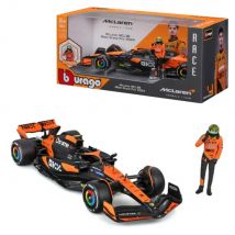 1:24 F1 MCLAREN MCL38 2024 WITH DRIVER FIGURE NORRIS