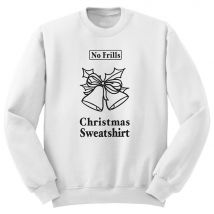 No Frills Christmas Sweatshirt - White - Homme - M