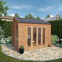 Mercia Vermont 10 x 8ft Large Summer House including Double Bi-Fold Doors