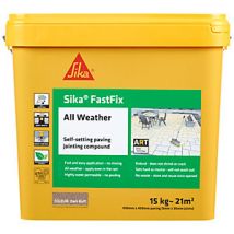 Sika FastFix All Weather Jointing Paving Compound Dark Buff - 15kg