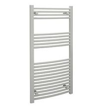 Wickes Curved Towel Radiator - White 500 x 1200 mm