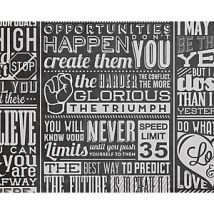 ohpopsi Chalk Quotes Wall Mural - XL 3.5m (W) x 2.8m (H)