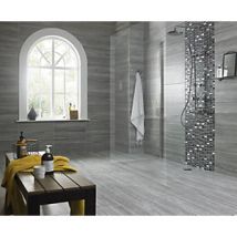 Wickes Everest Slate Porcelain Wall & Floor Tile - 600 x 300mm