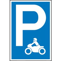 Parkplatzschild »Symbol: P - Motorrad (Symbol)«