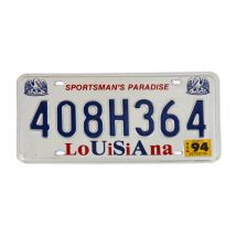 originales US Kennzeichen Louisiana Sportman's Paradise