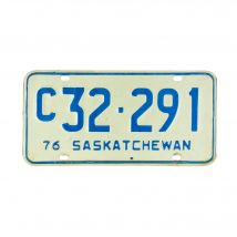 Nummernschild aus Kanada - Saskatchewan